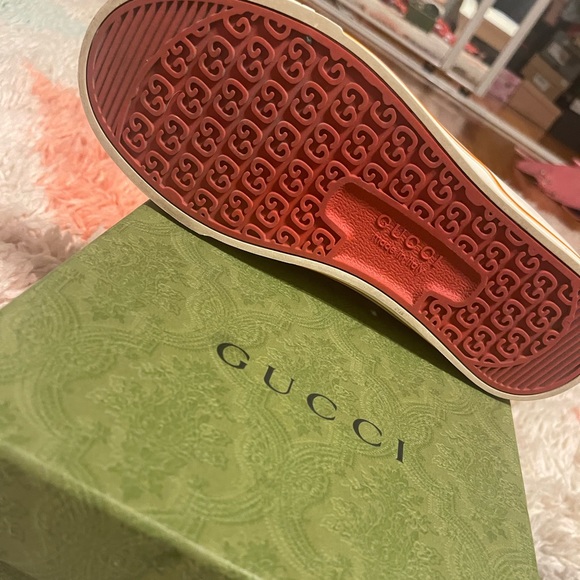 Gucci tennis cloth trainers - Picture 3 of 4